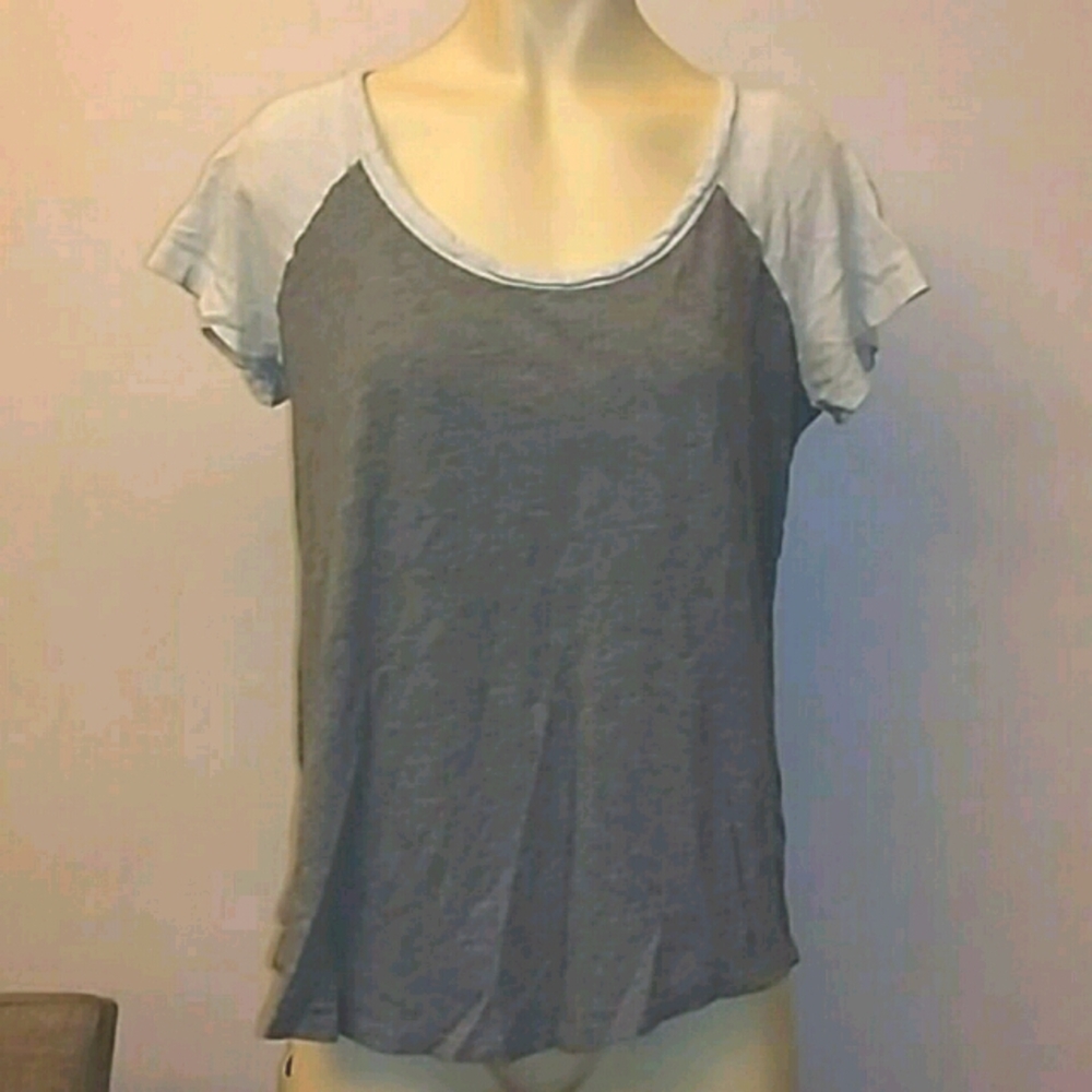 Gap Distressed Baseball T-shirt